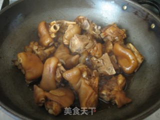 Three Cups of Pork Feet recipe