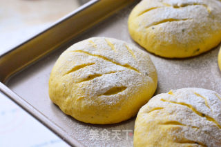 Pumpkin Cranberry Mochi Ou Bun recipe