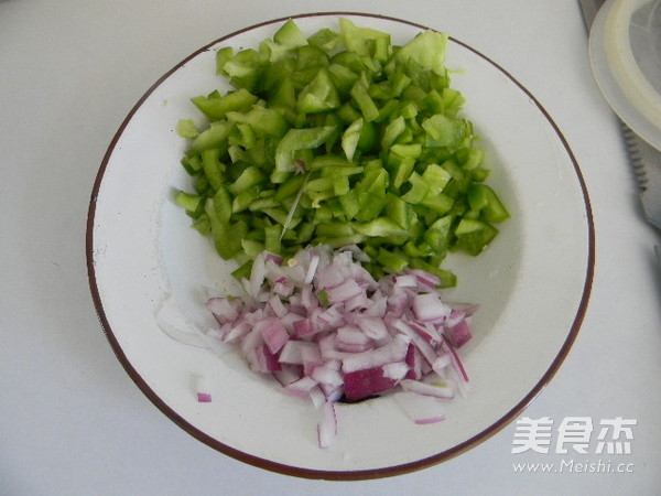 Hot Pepper Diced Pork Sauce recipe