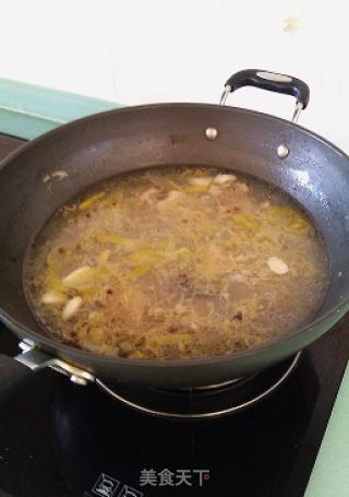 Pickled Cabbage and White Meat recipe