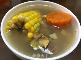 Corn Carrot Chestnut Soup recipe