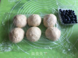 Pork Floss Blueberry Bread recipe