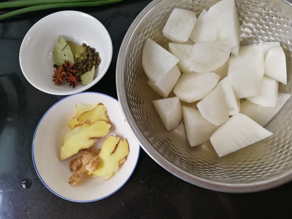 Braised Radish Sirloin recipe