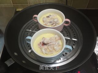 Steamed Egg with Crab Meat recipe