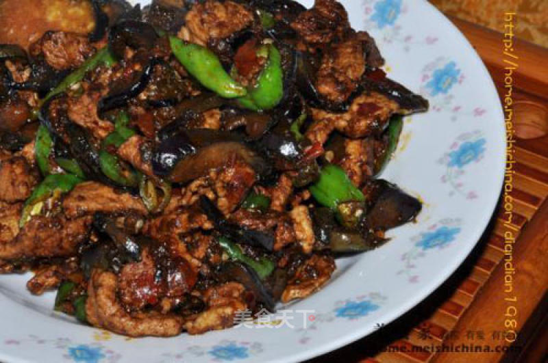 Stir-fried Pork with Eggplant recipe