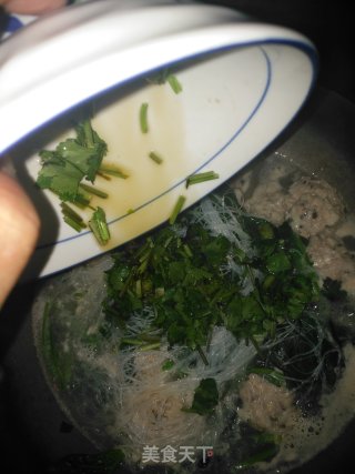 Spinach Meatball Soup recipe