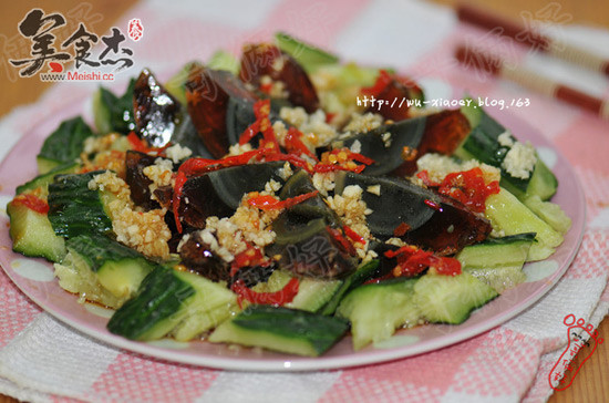 Preserved Egg with Cucumber recipe