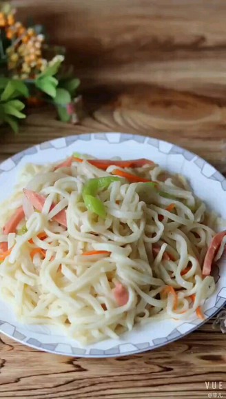 Fried Noodles with Vegetables recipe