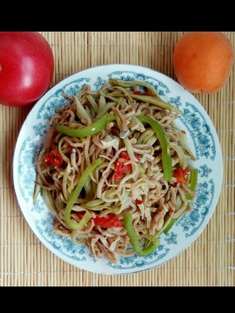 Braised Noodles with Miscellaneous Vegetables and Vegetables
