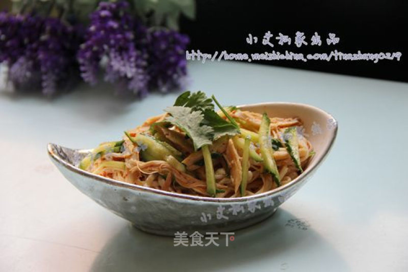 Shredded Chicken Enoki Mushroom recipe