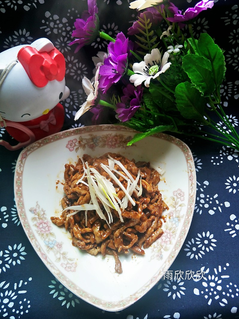 Traditional Beijing Sauce Pork Shredded recipe