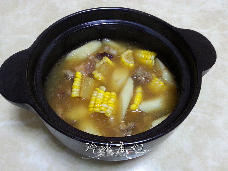Yam Corn Pork Bone Soup recipe
