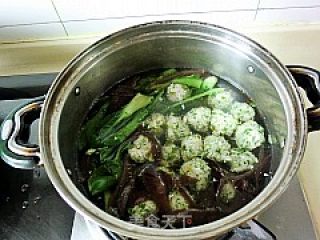 【lu Cai】boiled Coriander Balls recipe