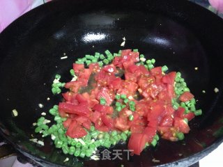 Crab Roe Flavored Tomato Scrambled Egg Rice Bowl recipe