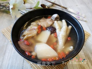 Yam Chicken Feet and Snail Soup recipe