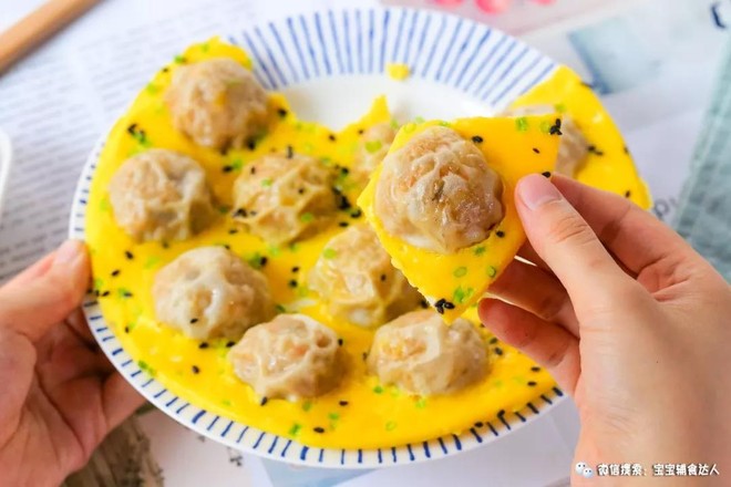 Baby Food Recipe with Eggs and Rice Dumplings recipe