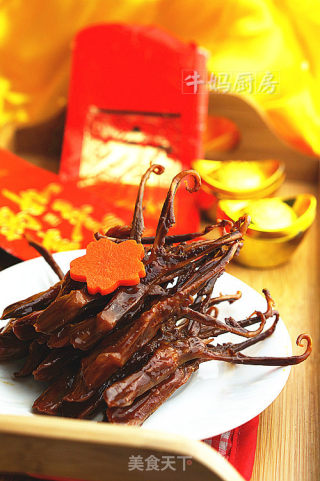 Lemon Ginger Flavored Duck Tongue recipe