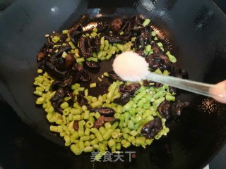 Fungus Long Bean recipe