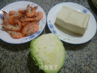 Shrimp and Cabbage Frozen Tofu recipe