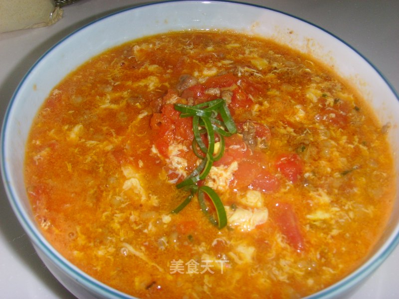 Fragrant Tomato and Egg Soup recipe