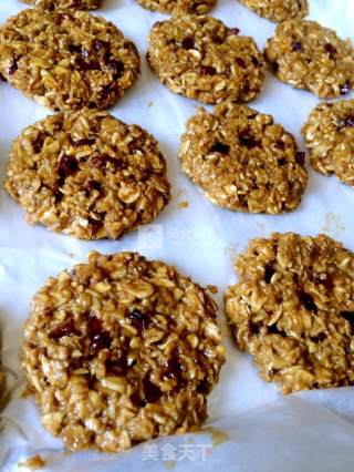 Cranberry Coffee Oatmeal Cookies recipe