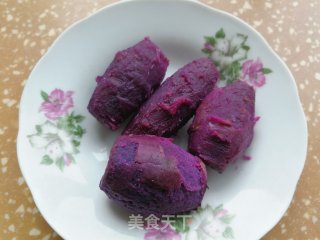 Crystal Purple Sweet Potato Mooncake recipe