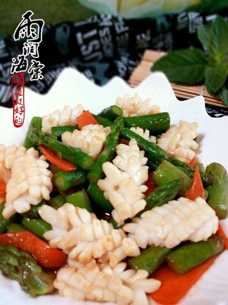 Asparagus Squid Flower recipe