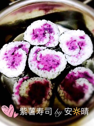 Purple Potato Salad Sushi recipe