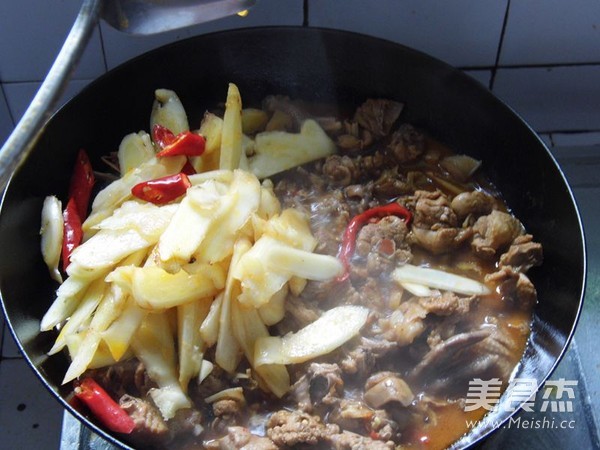 Fried Duck with Ginger recipe