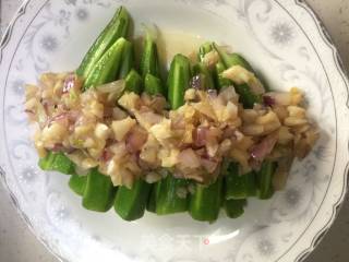 Okra with Garlic Sauce recipe