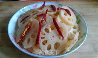 Cold Lotus Root Slices recipe