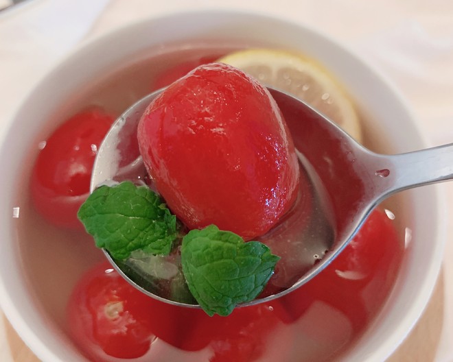 Summer Desserts | Iced Plum Tomatoes recipe