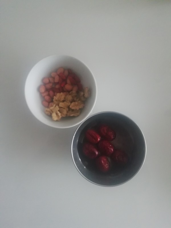 Rice Porridge with Red Dates, Walnuts and Peanuts recipe