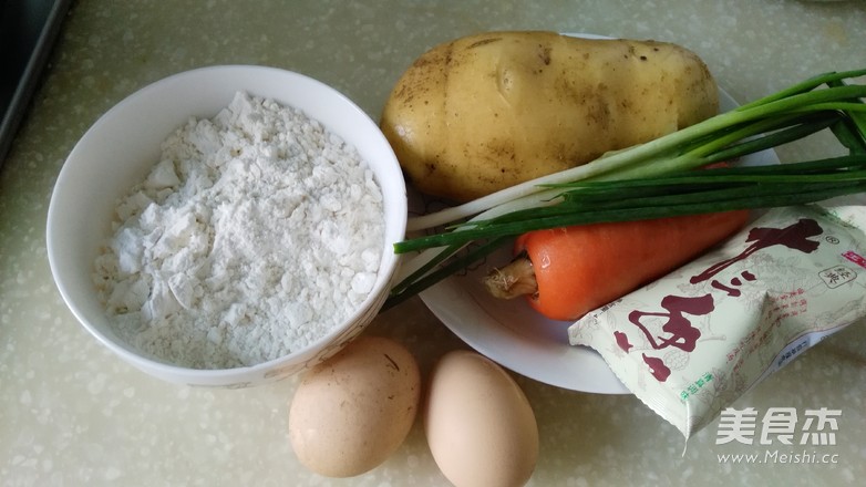 Potato Carrot Soft Pancakes recipe