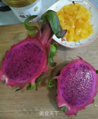 Dragon Fruit Curd Salad recipe