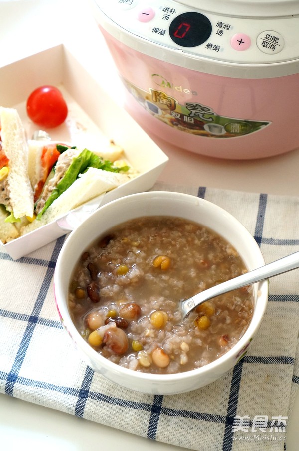 Five Grains and Bean Porridge 【electric Cooker Recipe】 recipe