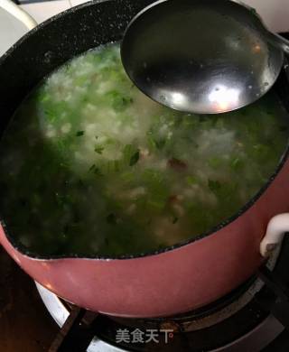 Chrysanthemum Minced Pork Porridge recipe