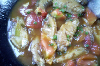 Roast Chicken Wings with Tomatoes recipe
