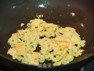 Scallion Carrot Shredded Egg recipe