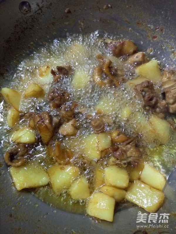 Potato Spicy Chicken recipe