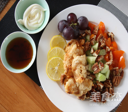 Pecan Fried Shrimp Salad recipe