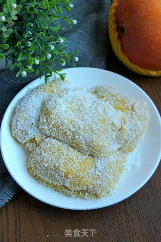 #夏懒人饭# Coconut and Mango Sticky Rice Cake recipe