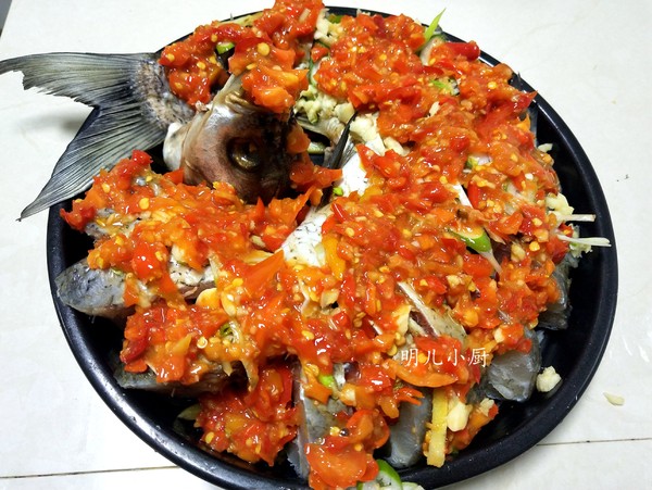 Steamed Fish with Chopped Pepper recipe