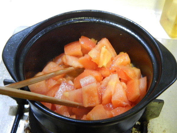 Tomato Tofu Fish Fillet Soup recipe