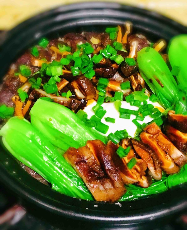 Cantonese Style Sausage Claypot Rice recipe