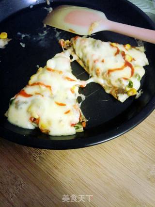 Beef Pizza with Scallion Pancakes recipe