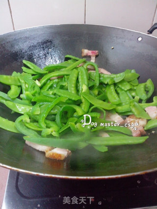 【fried Pork with Snow Pea】 recipe