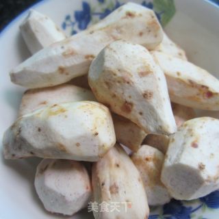 Steamed Hairy Taro with Tempeh recipe