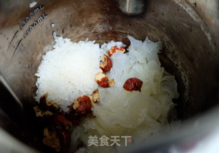#trust之美#red Dates and White Fungus Rice Paste recipe