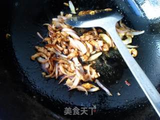 Fried Noodles with Vegetables and Pork recipe